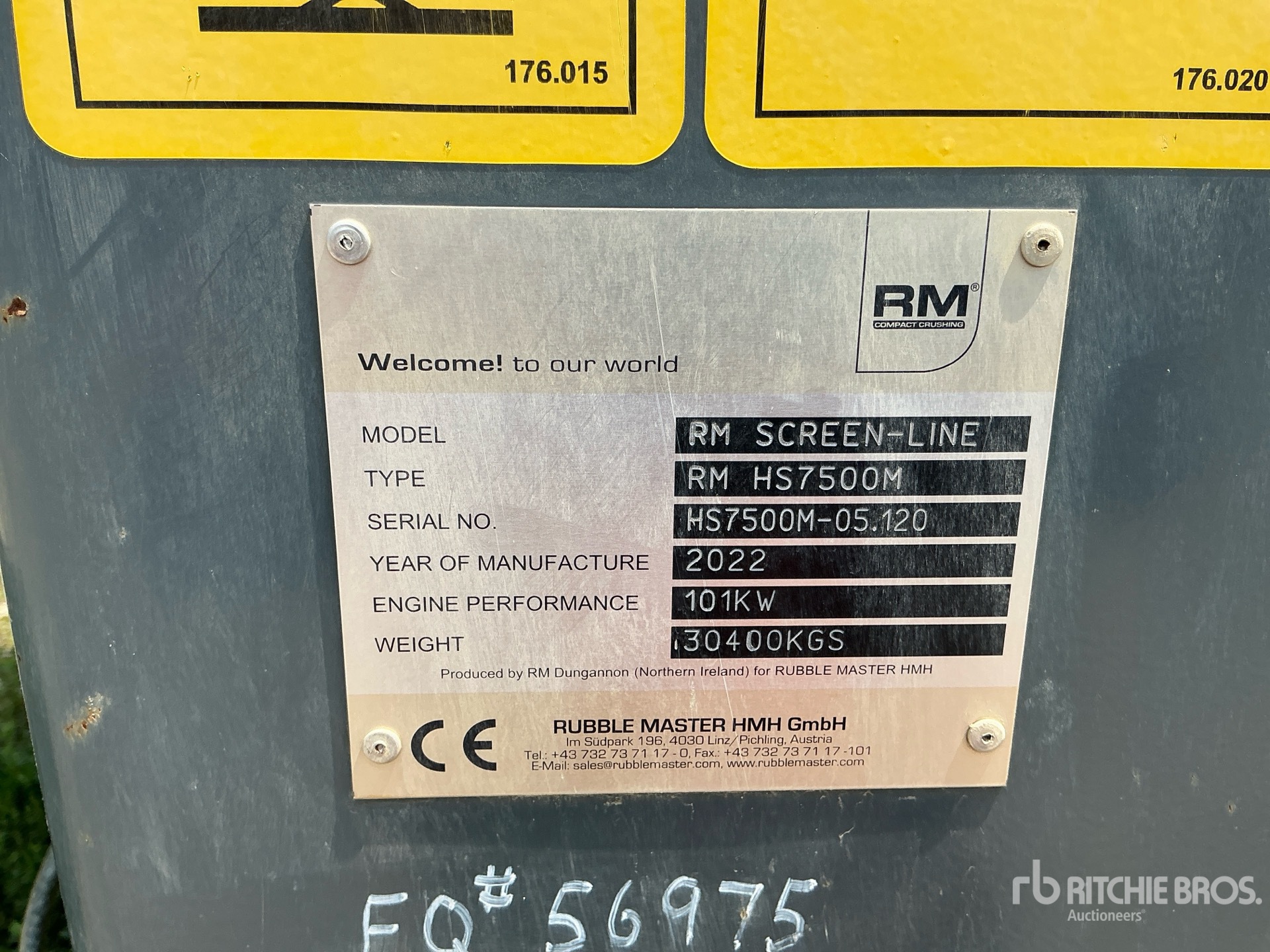 2022 Rubble Master HS7500M