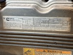 Engine with Emission Certification Label