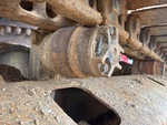 Undercarriage with Left Carrier Rollers