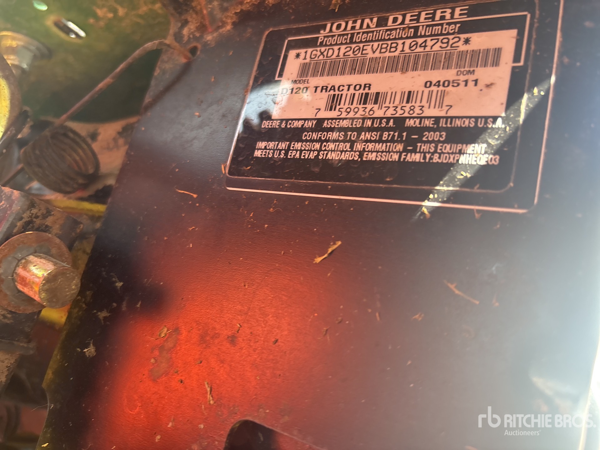 John Deere D120