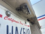 Trailer Chassis with License Plate Light Functional