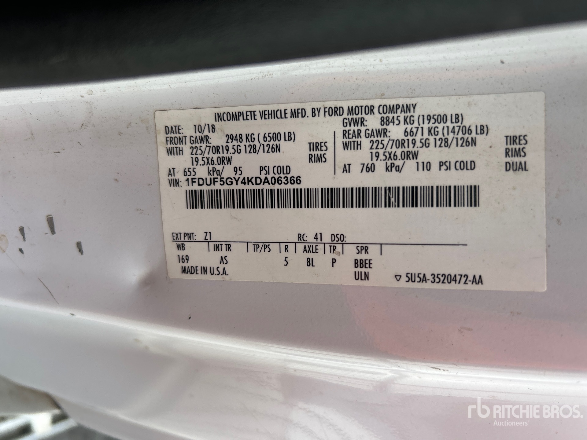 2019 Ford F-550