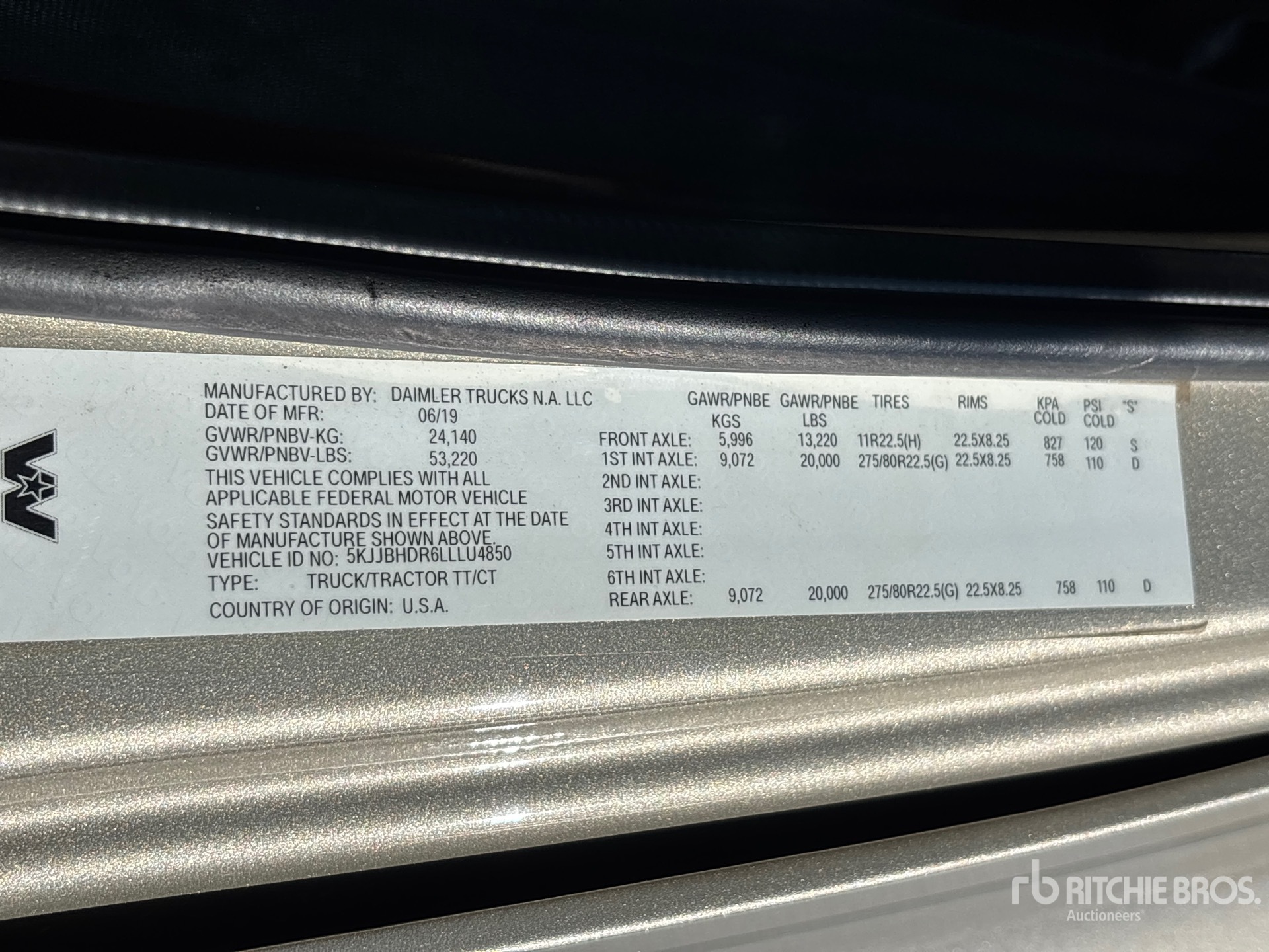 2020 Western Star 5700