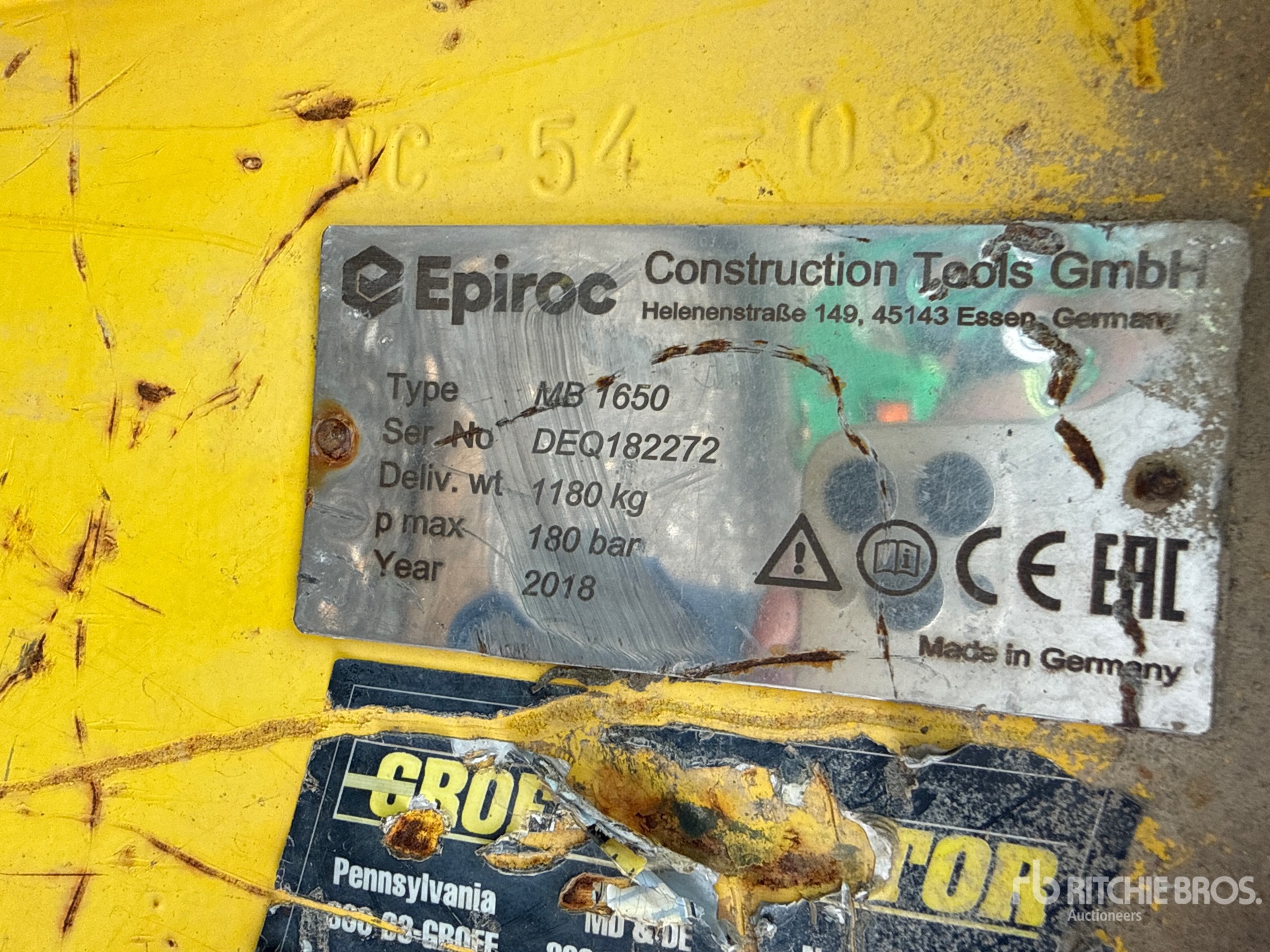 2019 Epiroc MB1650