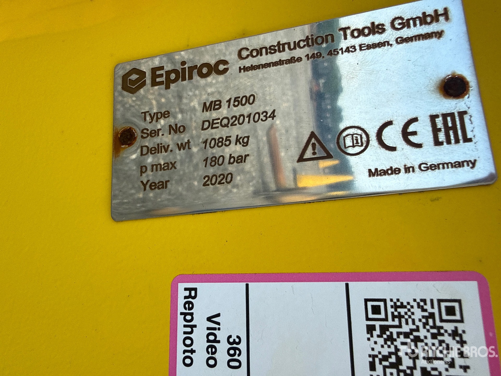 2021 Epiroc MB1500