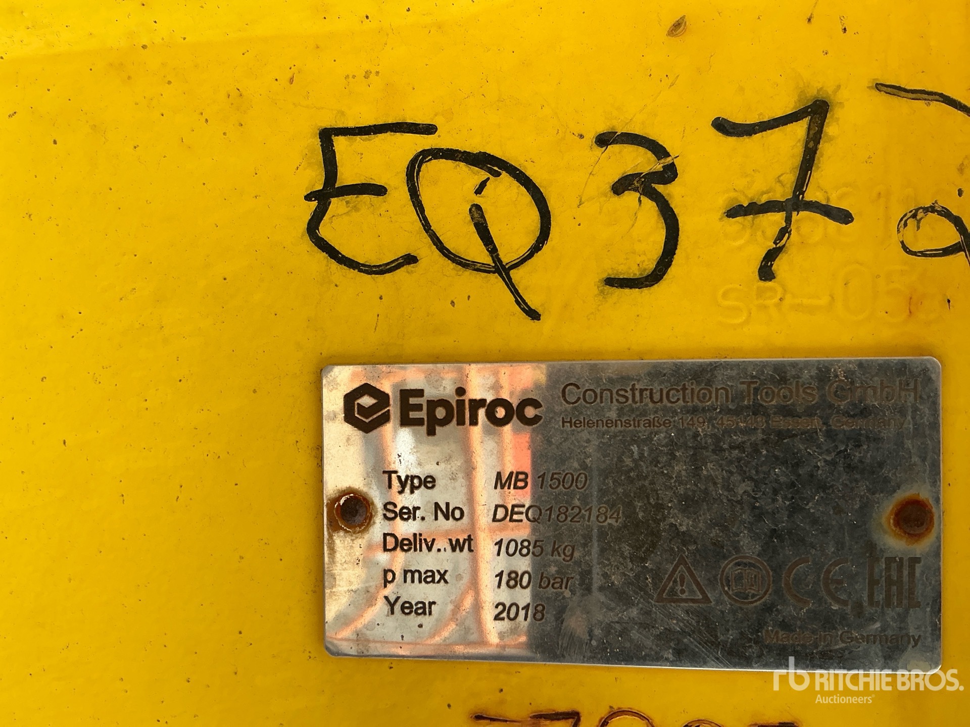2018 Epiroc MB1500