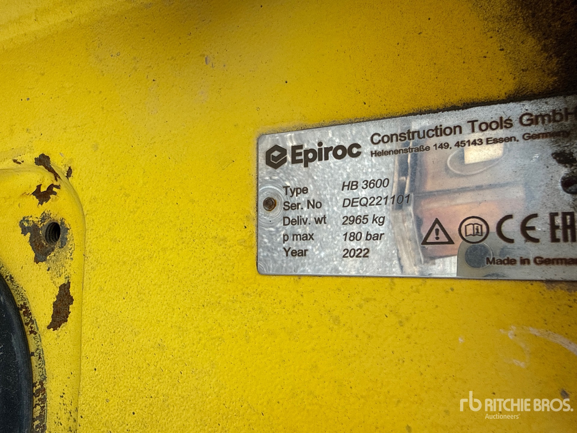 2022 Epiroc HB3600