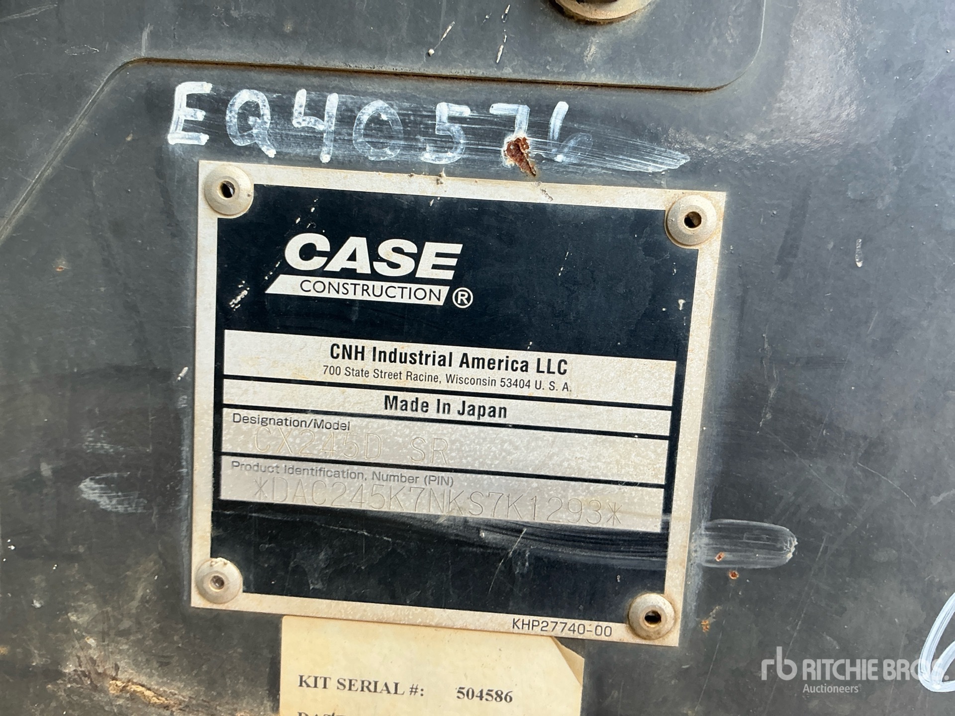 Photo of a 2019 Case CX245D SR LC