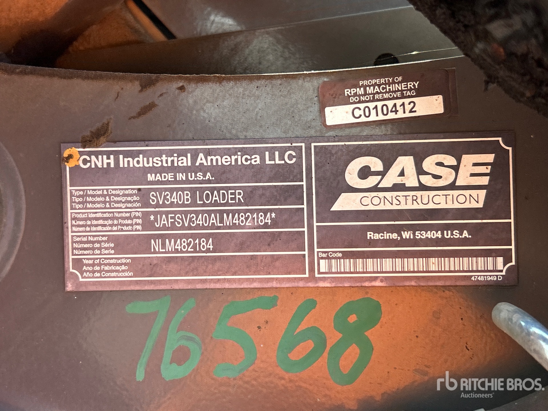 2020 Case SV340B