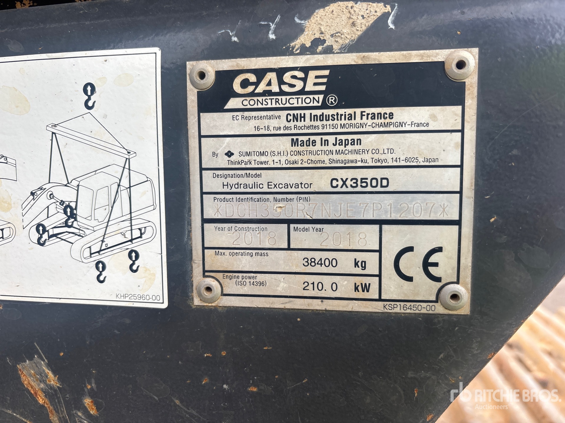 2018 Case CX350D