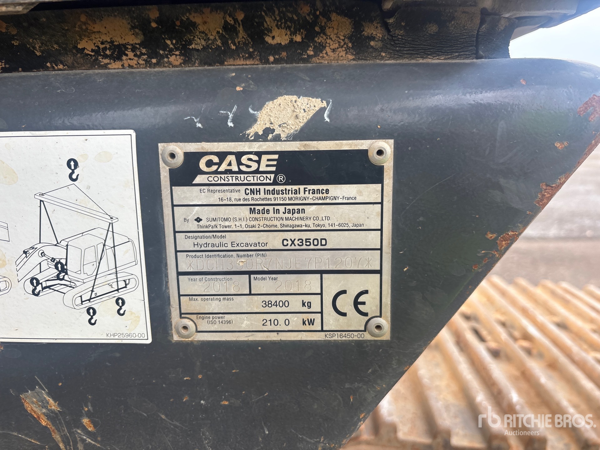2018 Case CX350D