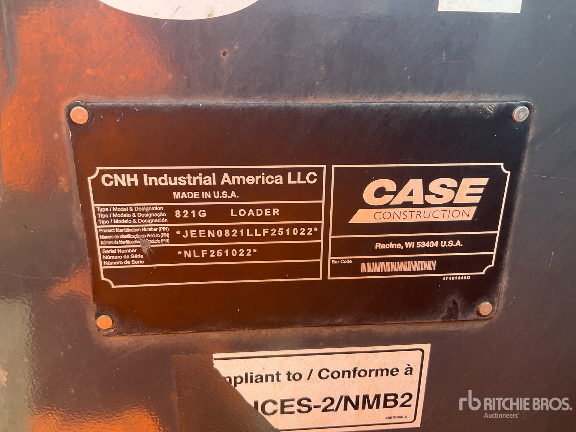 2020 Case 821G