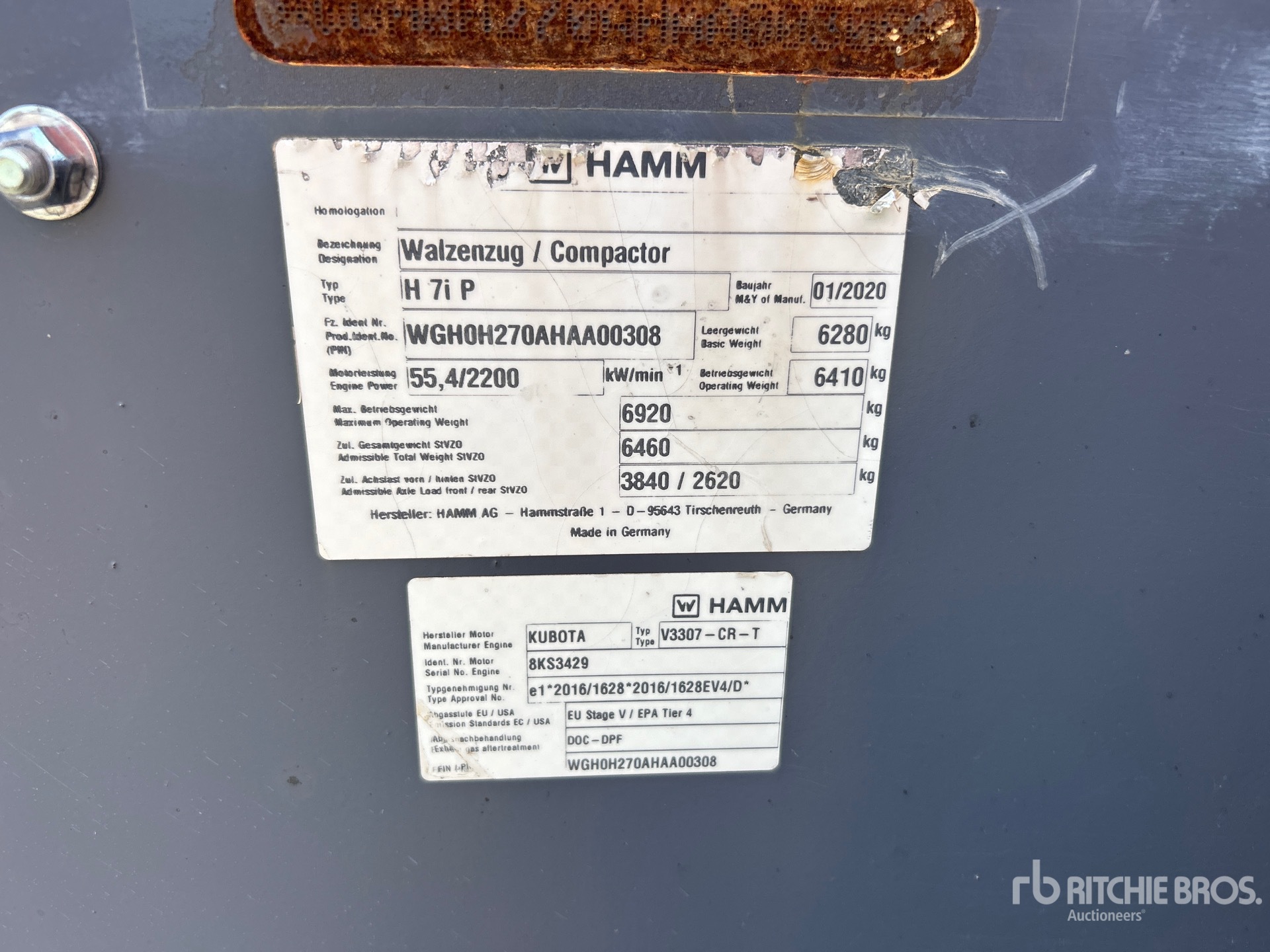 2020 Hamm H 7I P