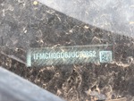 General Appearance with Frame Stamp Serial Number/VIN Photo