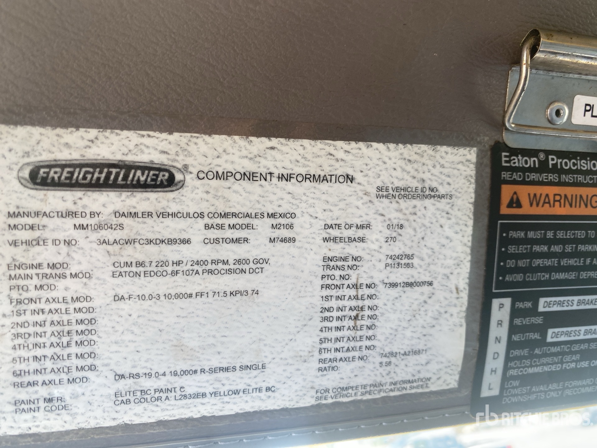 2019 Freightliner M2 106