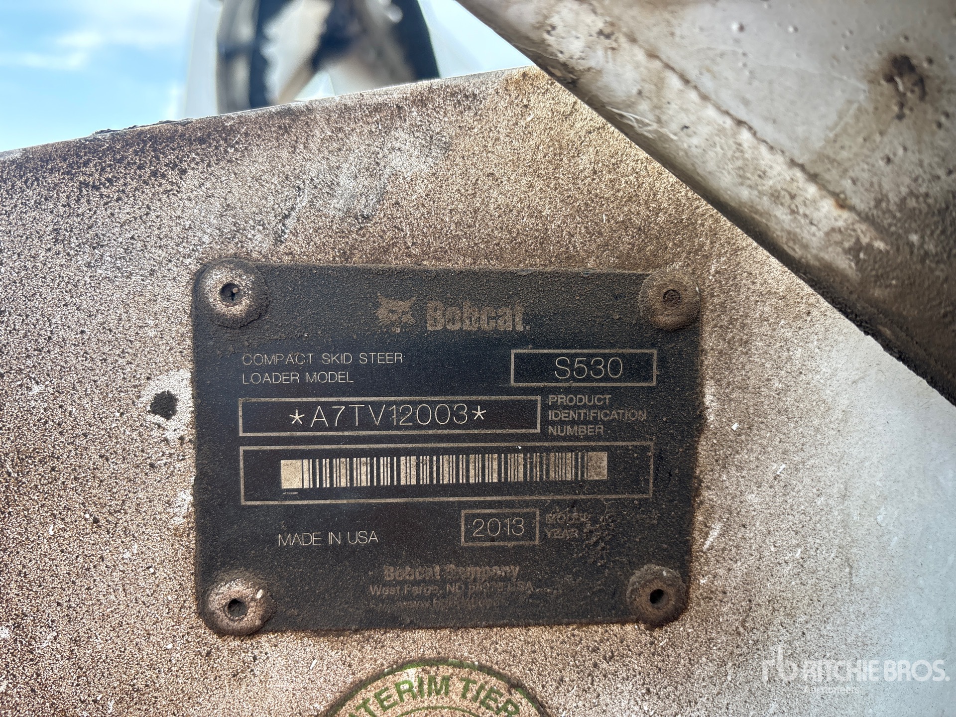 2013 Bobcat S530a