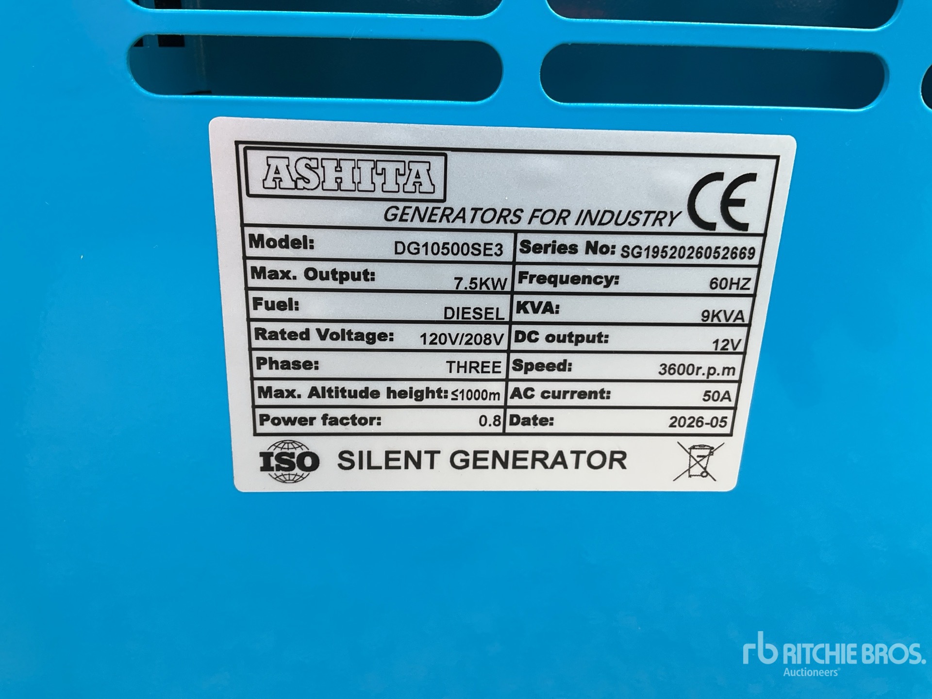 2026 Ashita DG10500SE3