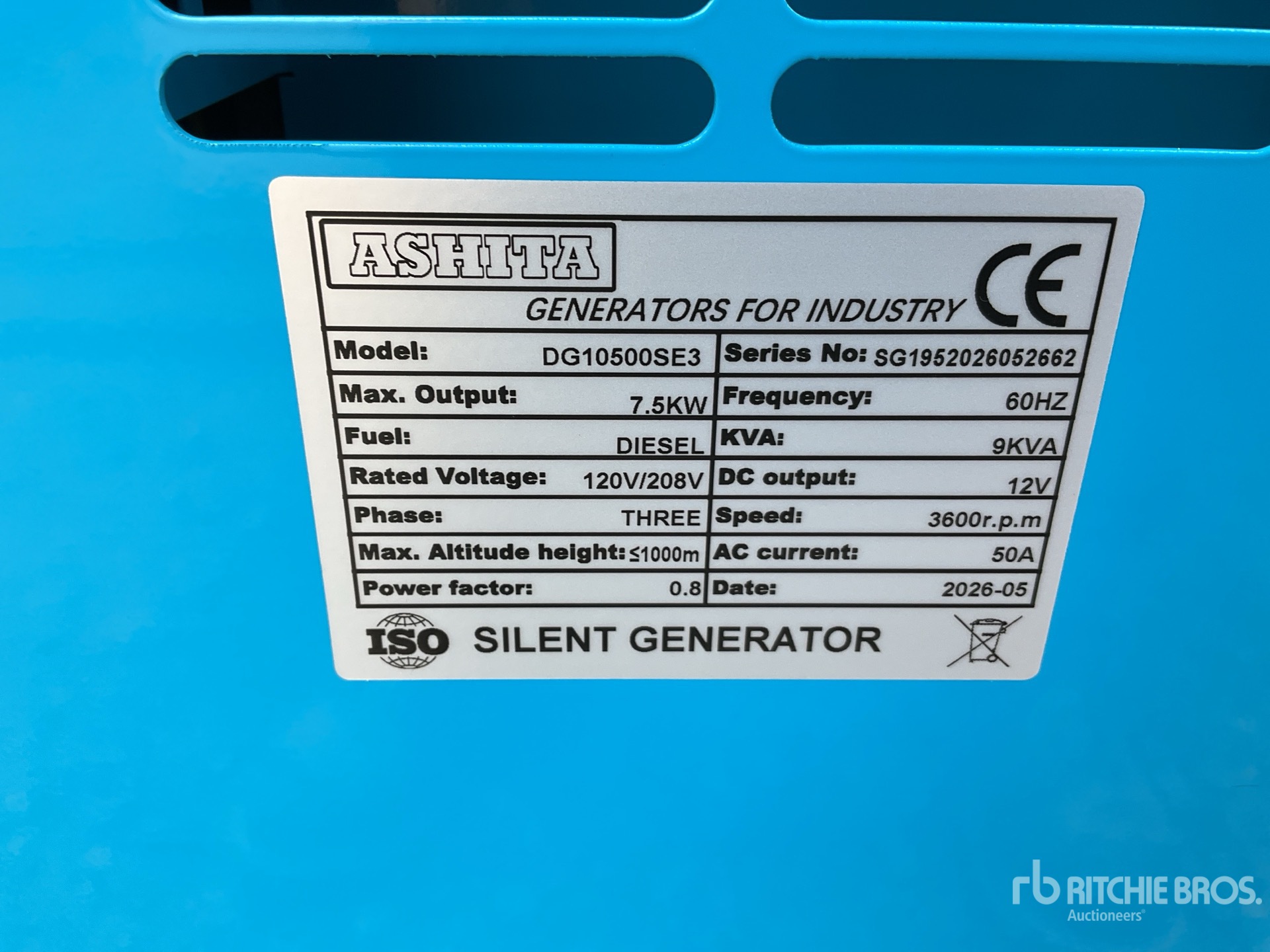 2026 Ashita DG10500SE3