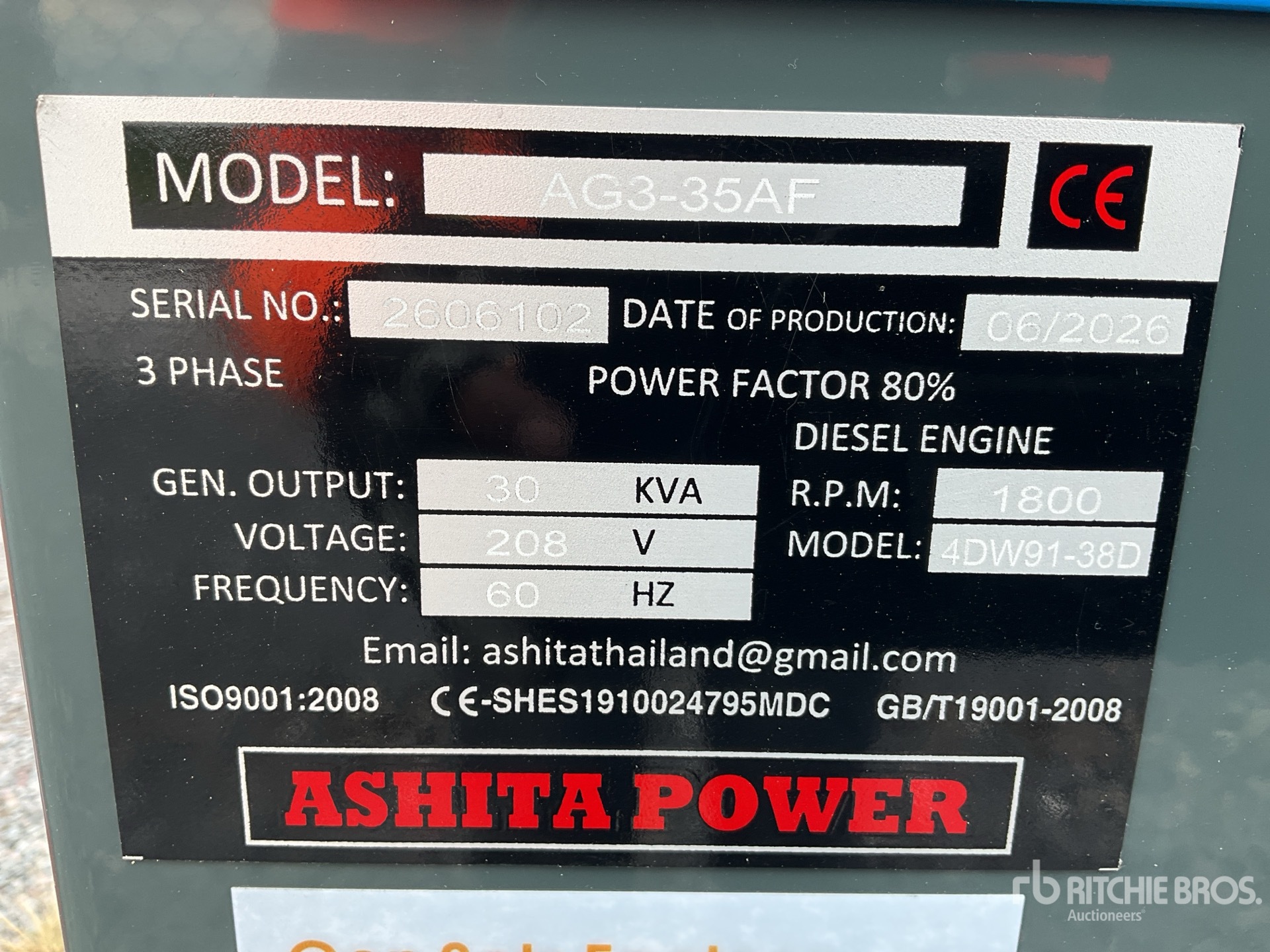 2026 Ashita AG3-35AF