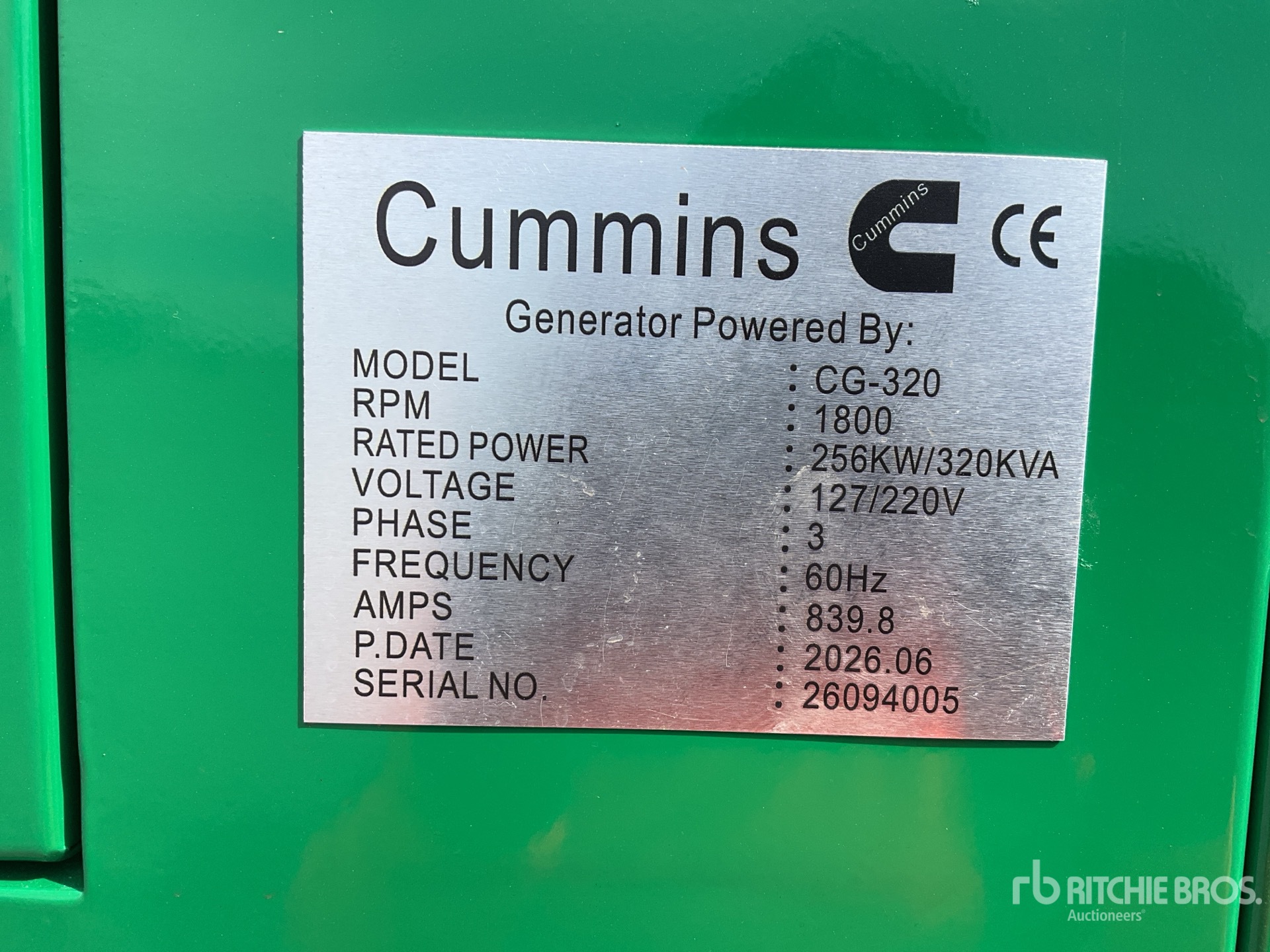 2026 Cummins CG-320