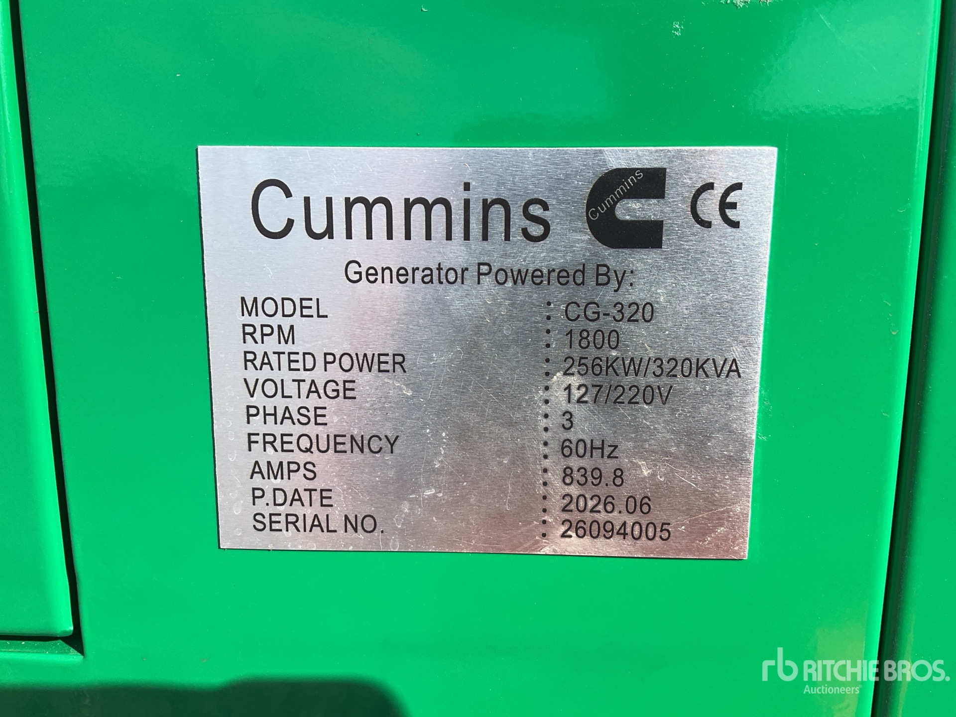 2026 Cummins CG-320