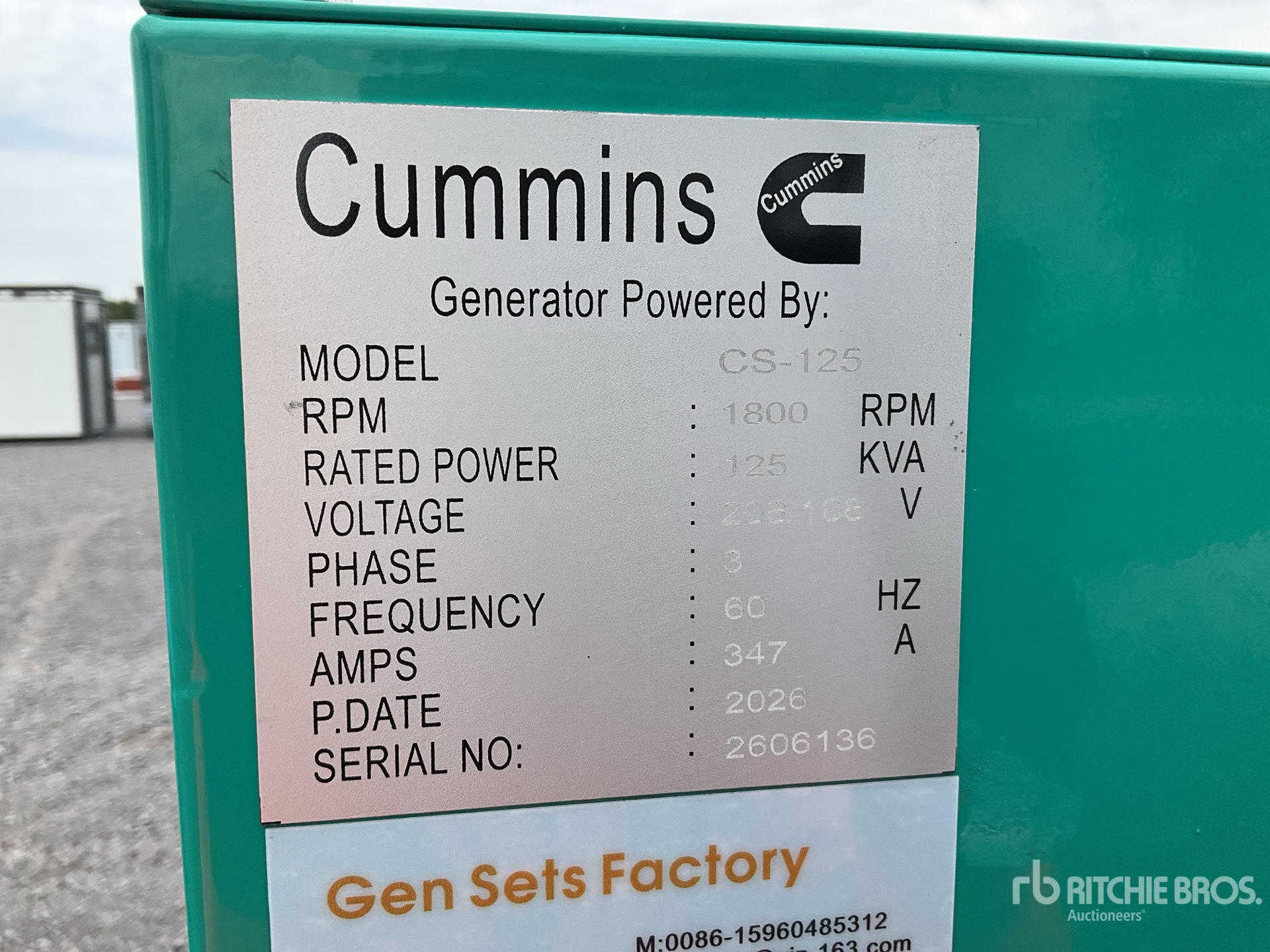 2026 Cummins CS-125