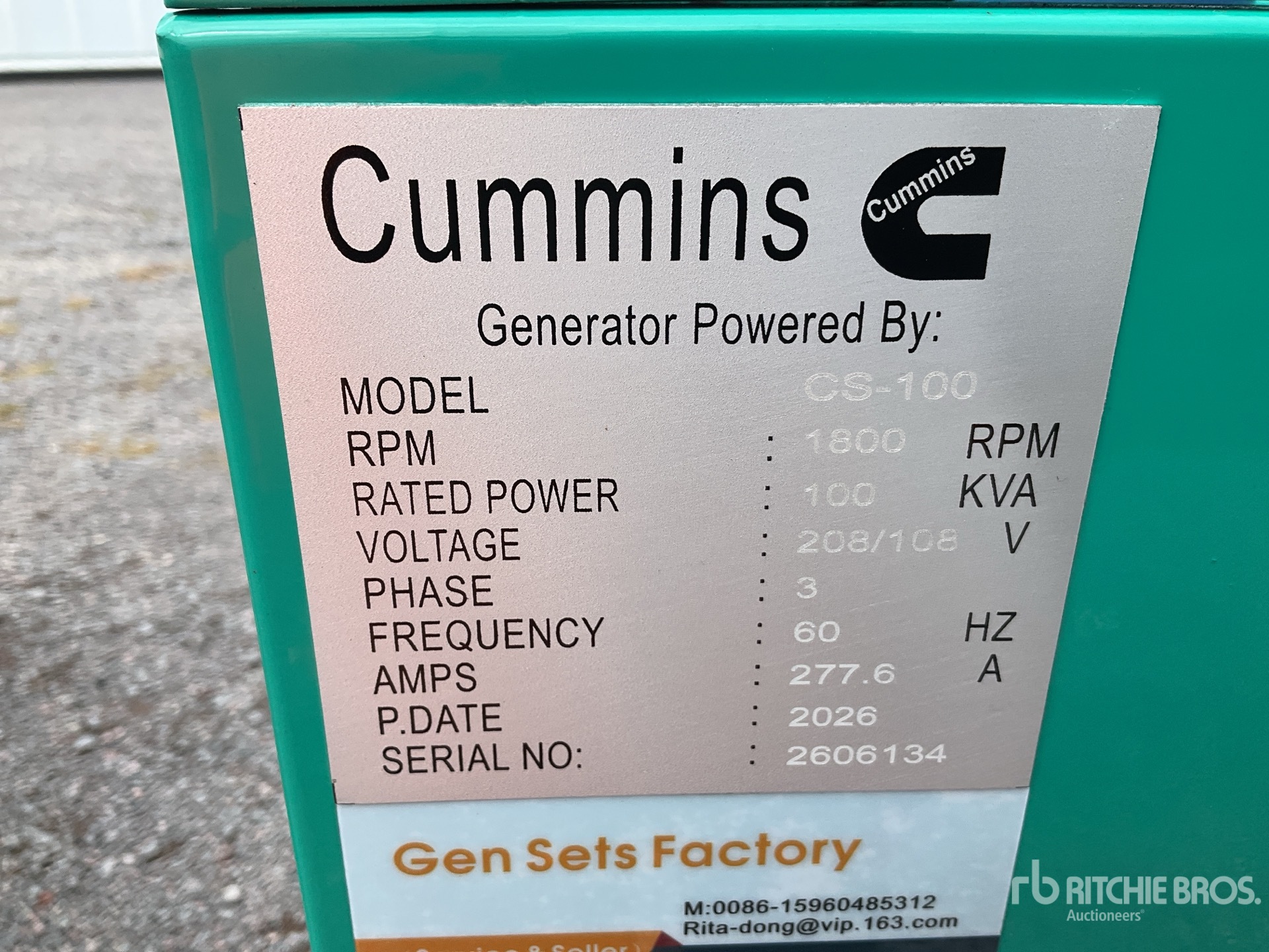 2026 Cummins CS100
