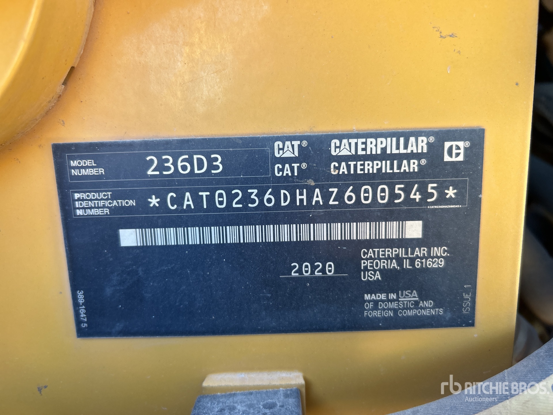 2020 Caterpillar 236D3