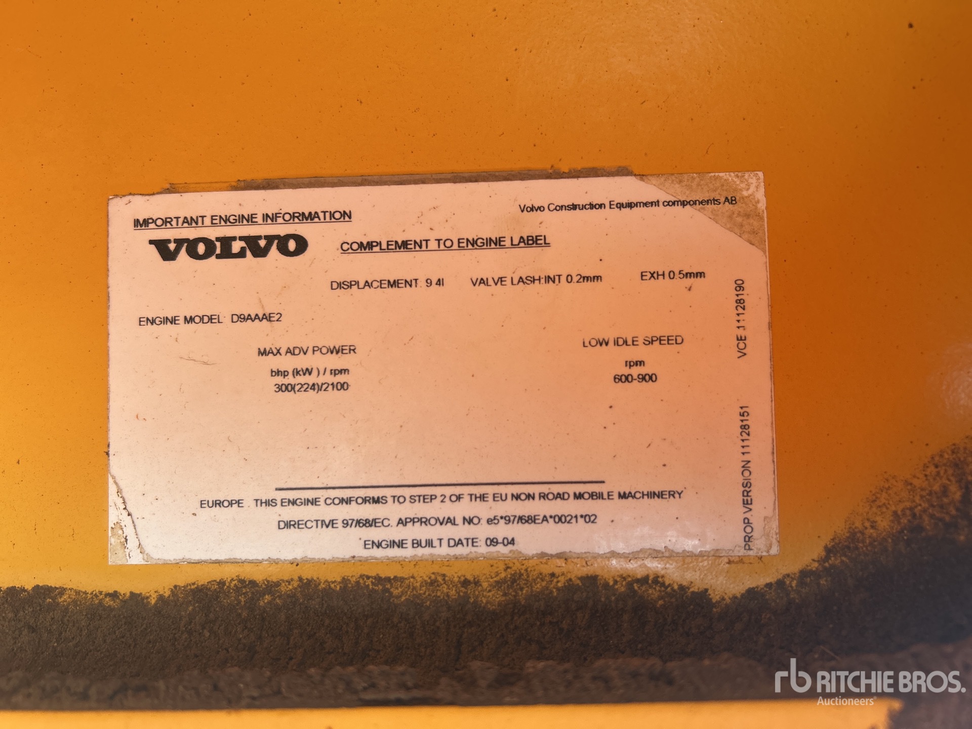2004 Volvo A25D