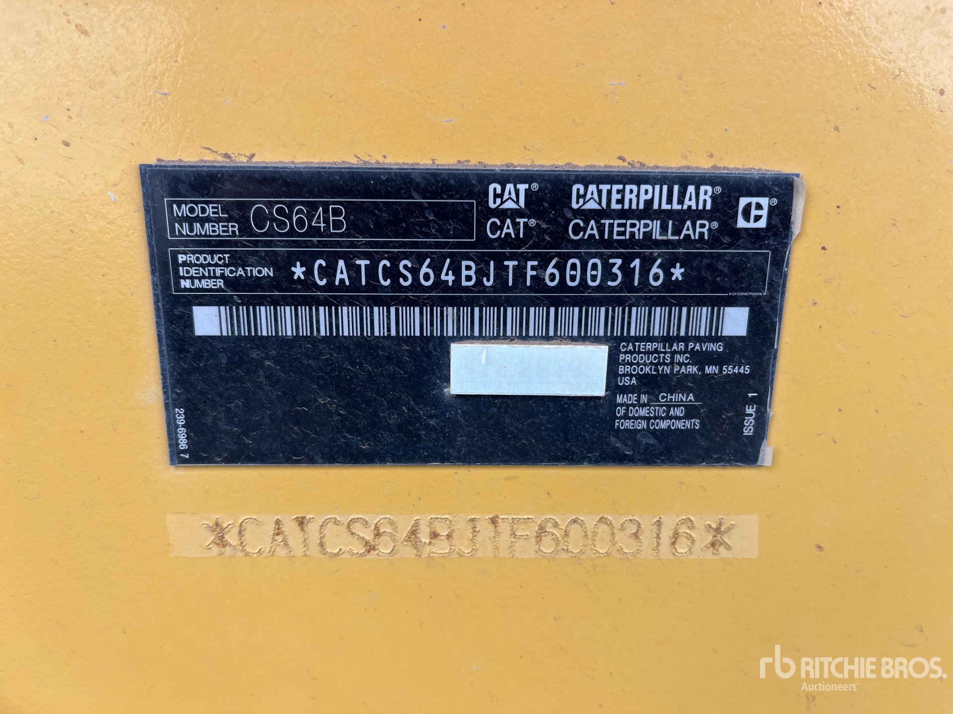 2019 Caterpillar CS-64B