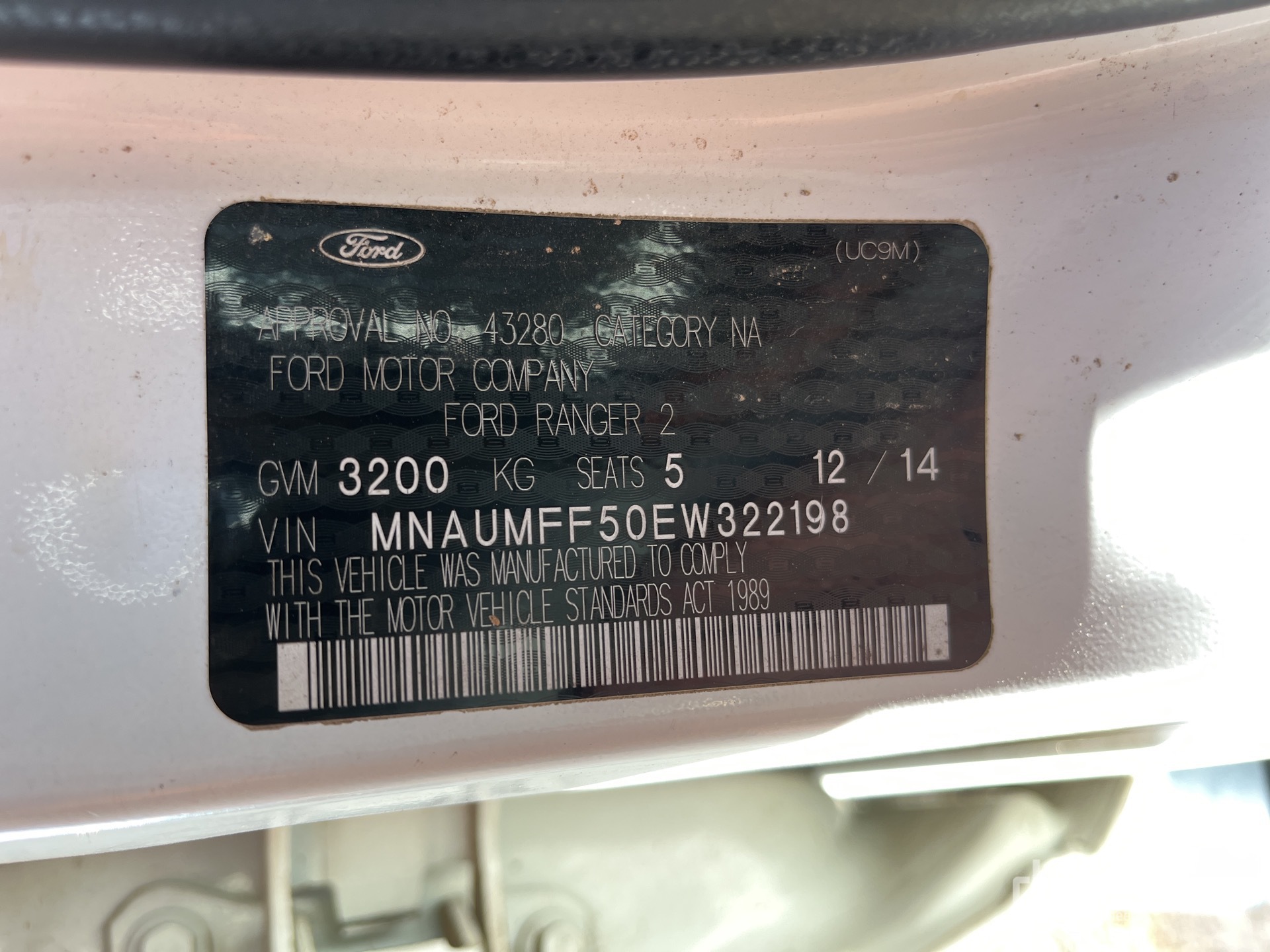 2014 Ford RANGER
