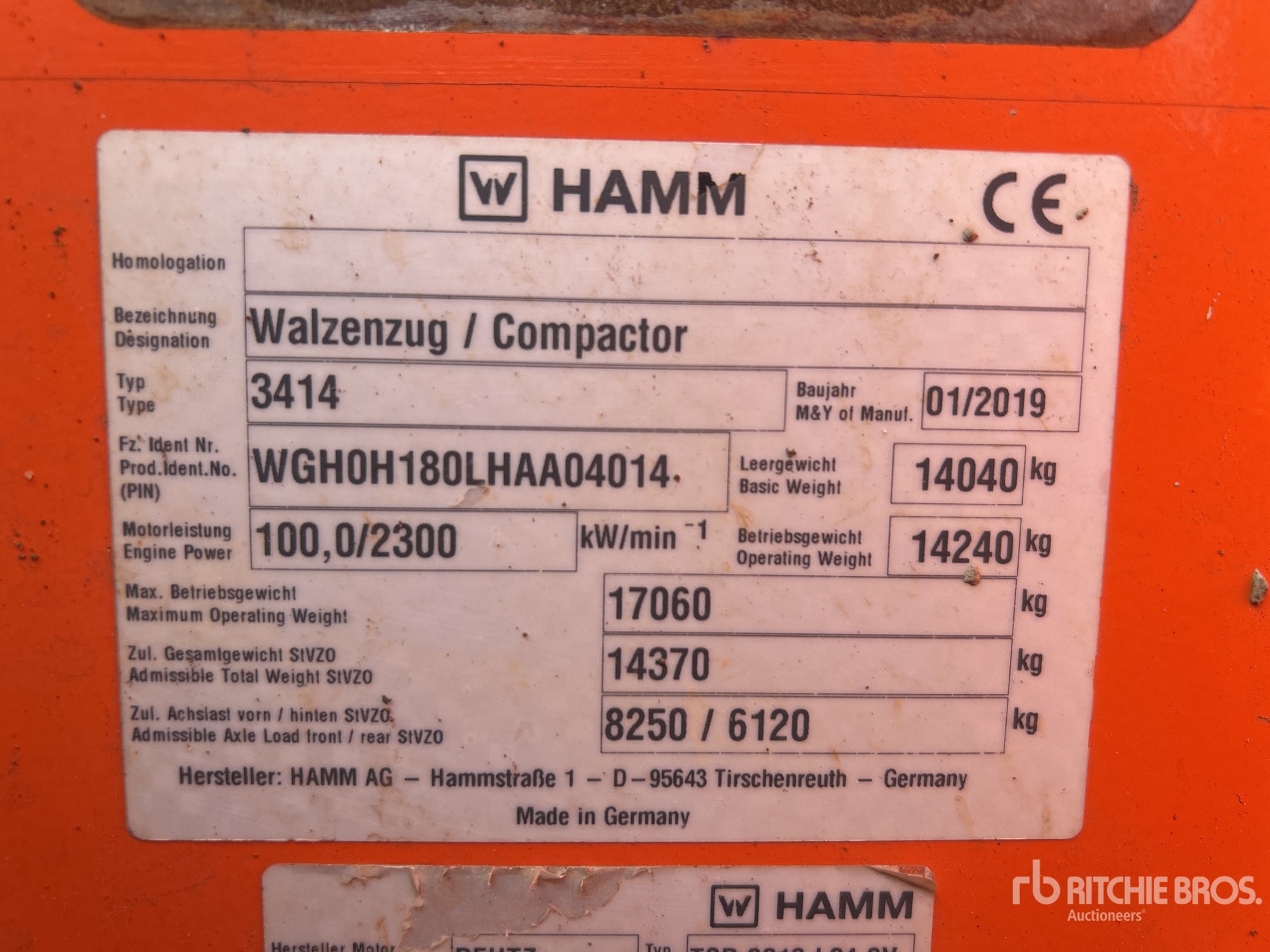2019 Hamm 3414