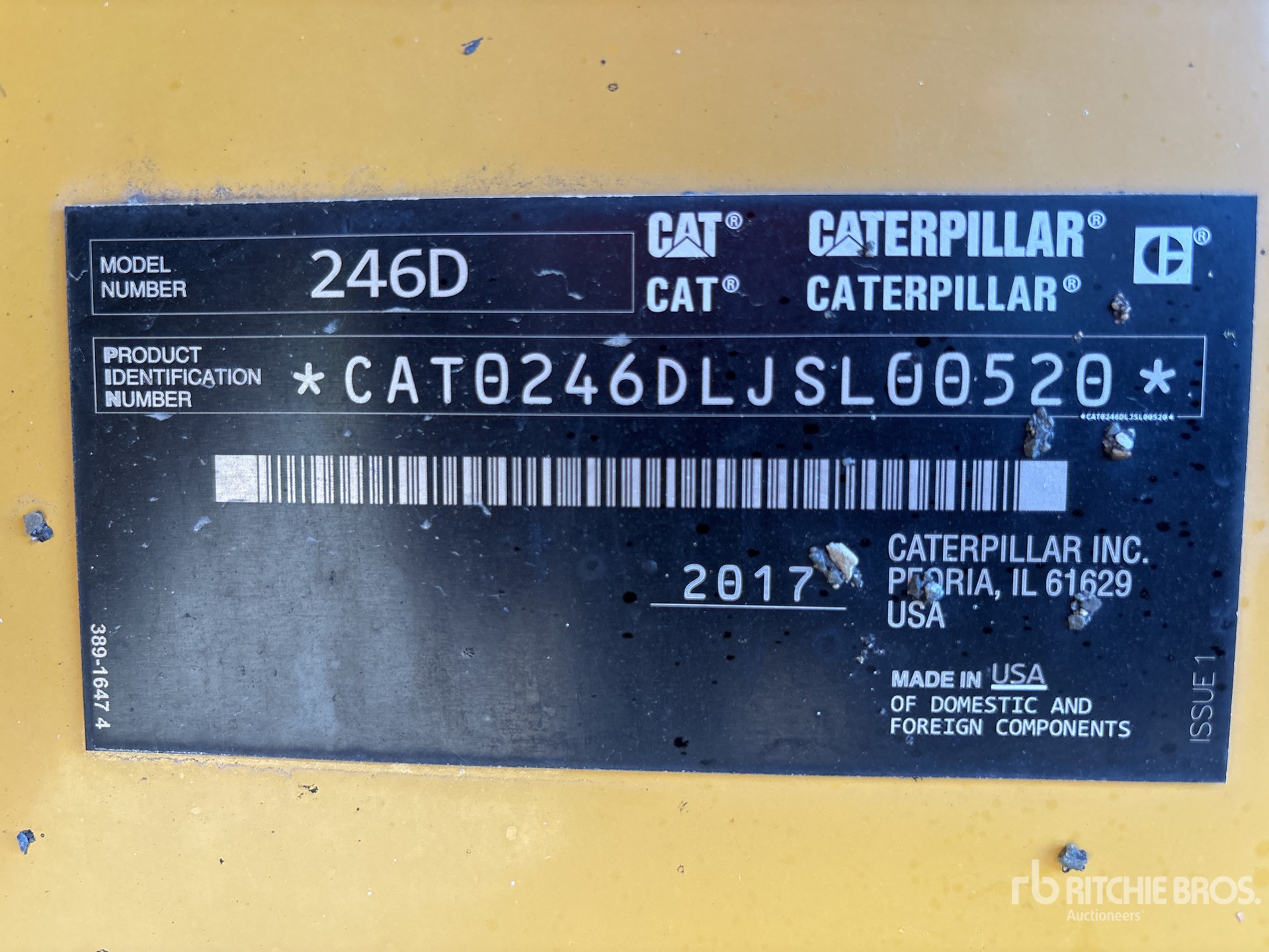 2017 Caterpillar 246D