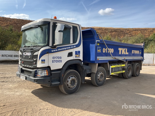 2021 Scania P410 XT Quad/A Dump Truck