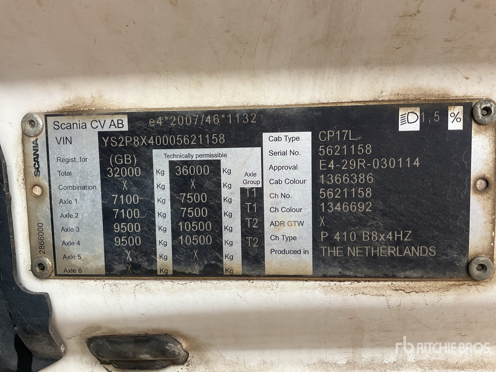 2021 Scania P410 XT