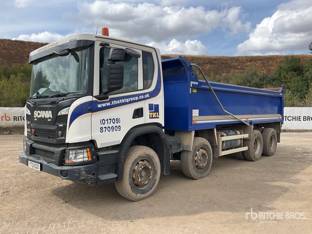 2021 Scania P410 XT Quad/A Dump Truck