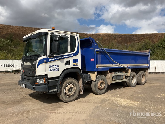 2021 Scania P410 XT Quad/A Dump Truck