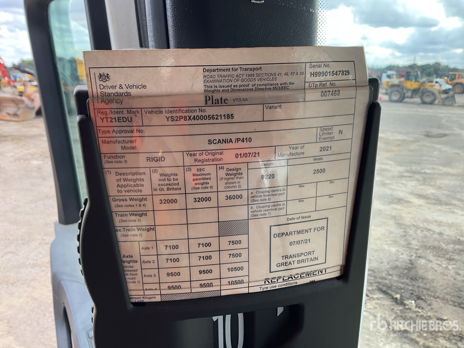 2021 Scania P410 XT