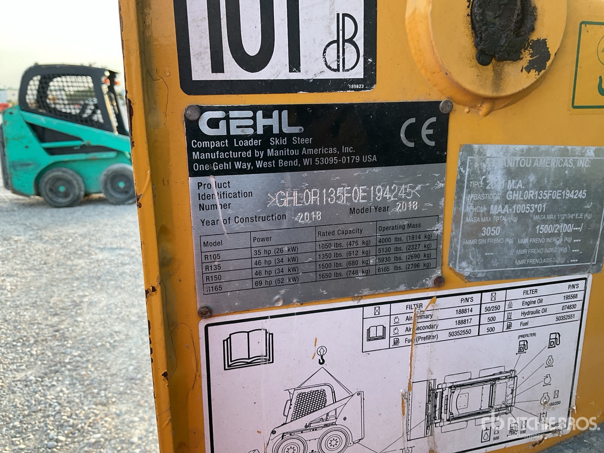 2018 Gehl R135