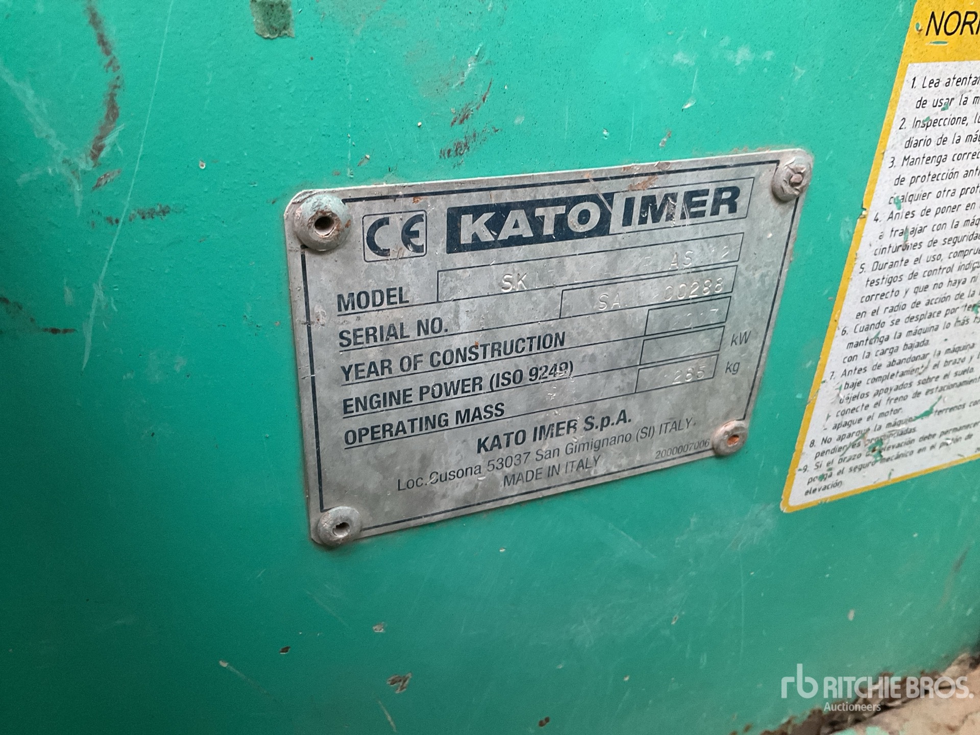 2017 Kato IMER AS12