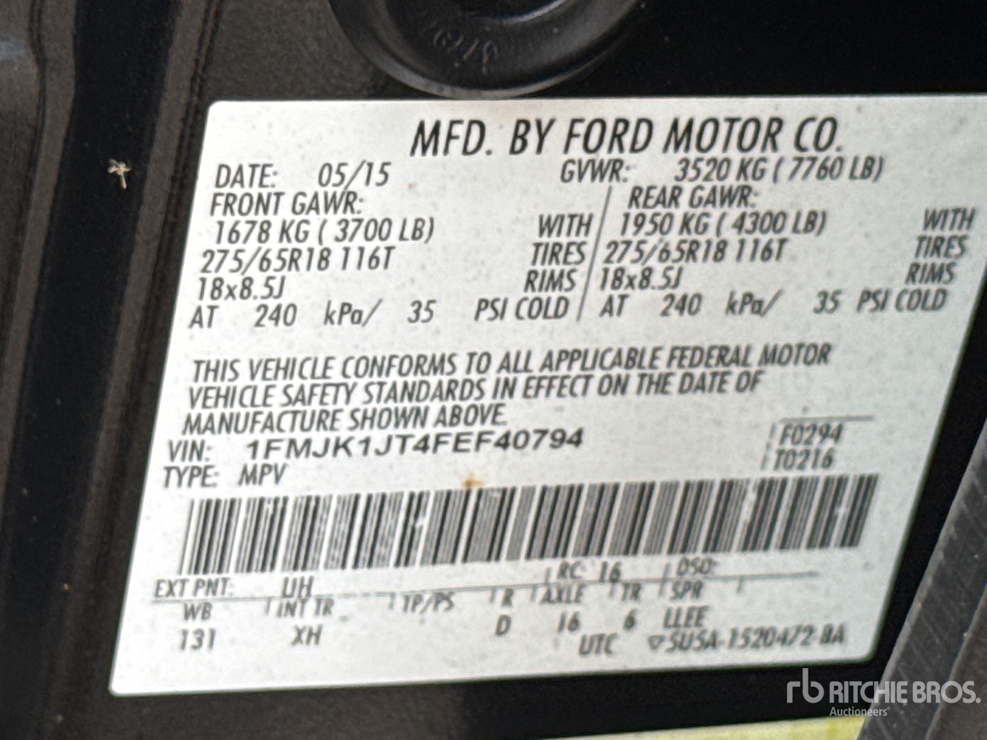 2015 Ford EXPEDITION