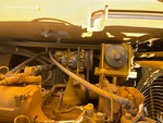 Engine with A/C Compressor
