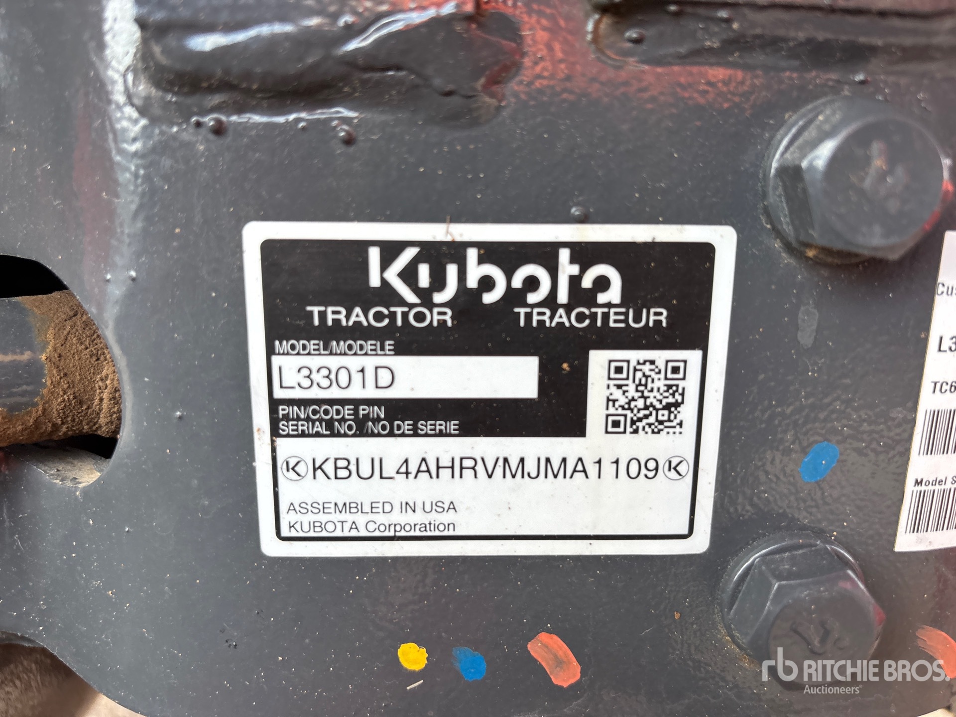2022 Kubota L3301D