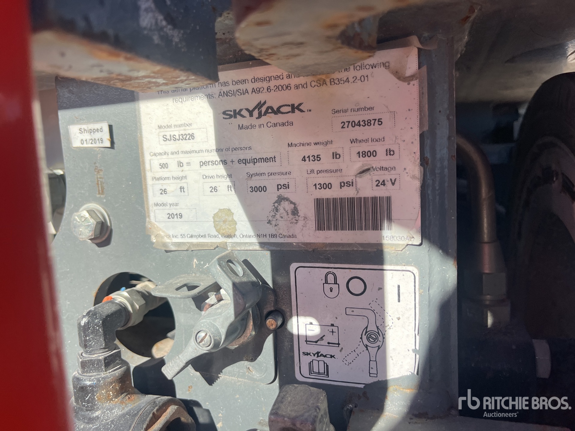 2019 Skyjack SJIII3226