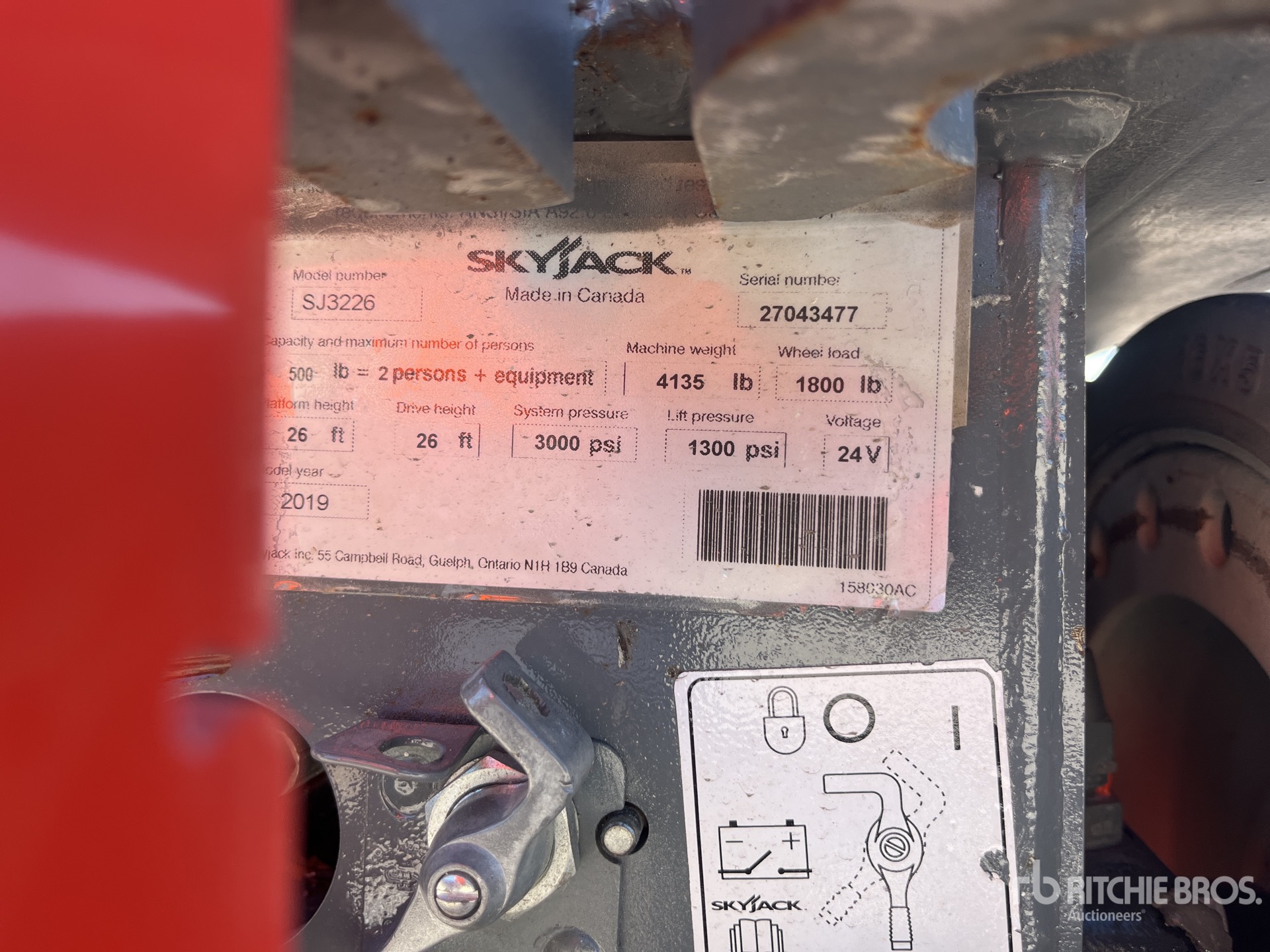 2019 Skyjack SJ III 3226