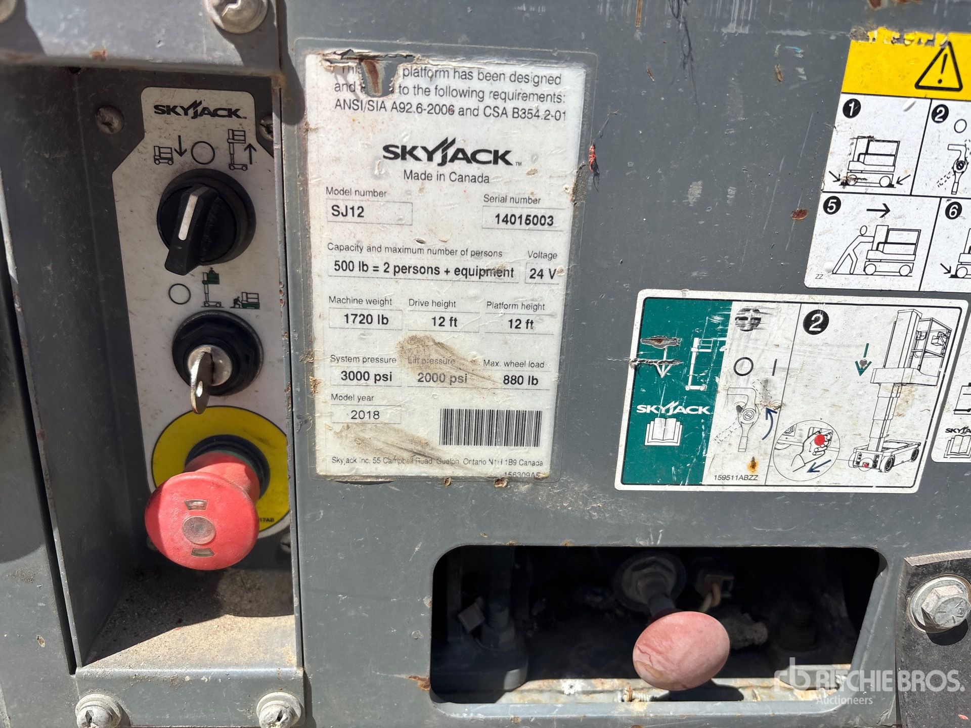 2018 Skyjack SJ12