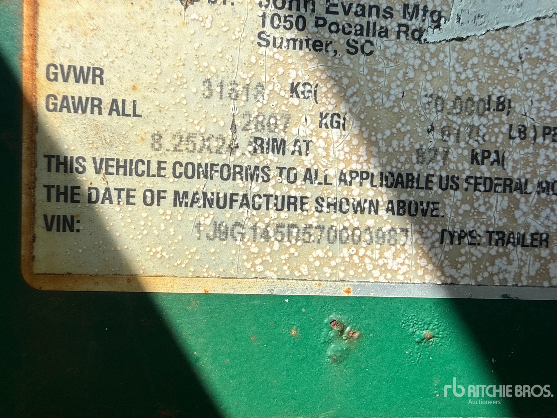 2007 Evans LW2445P