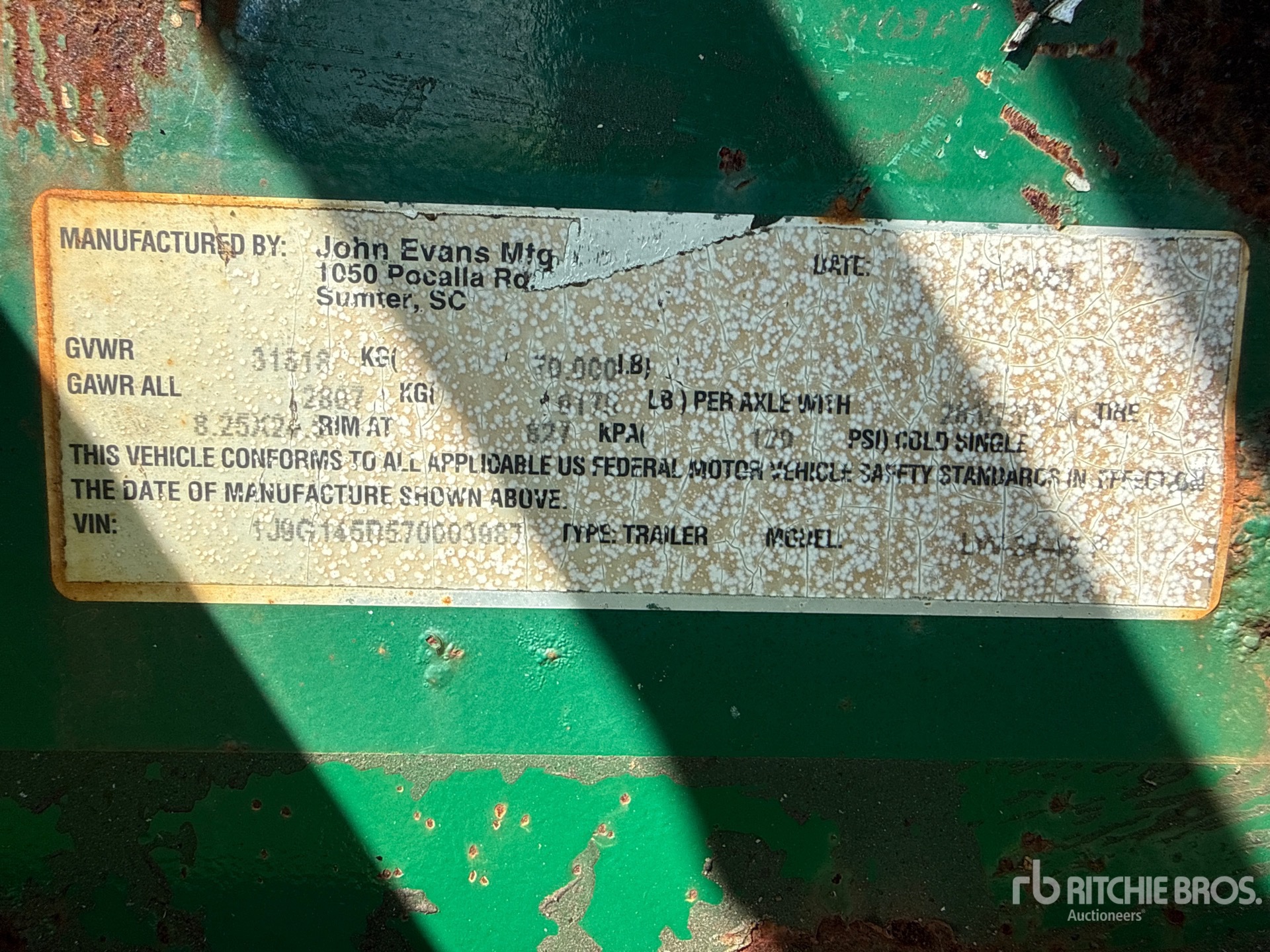 2007 Evans LW2445P