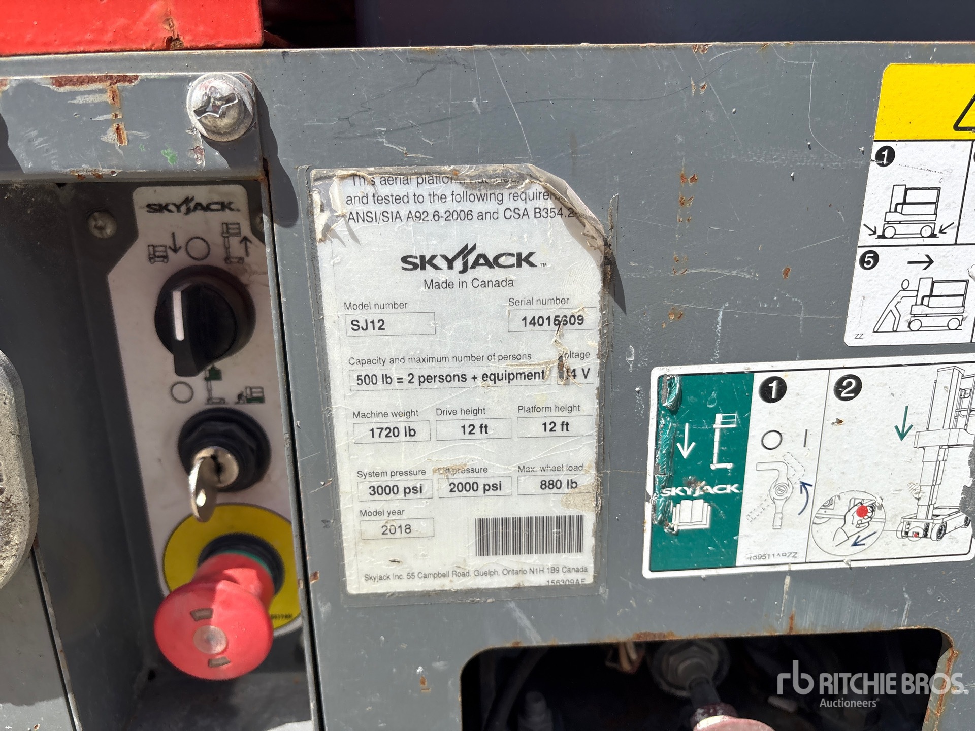 2018 Skyjack SJ12