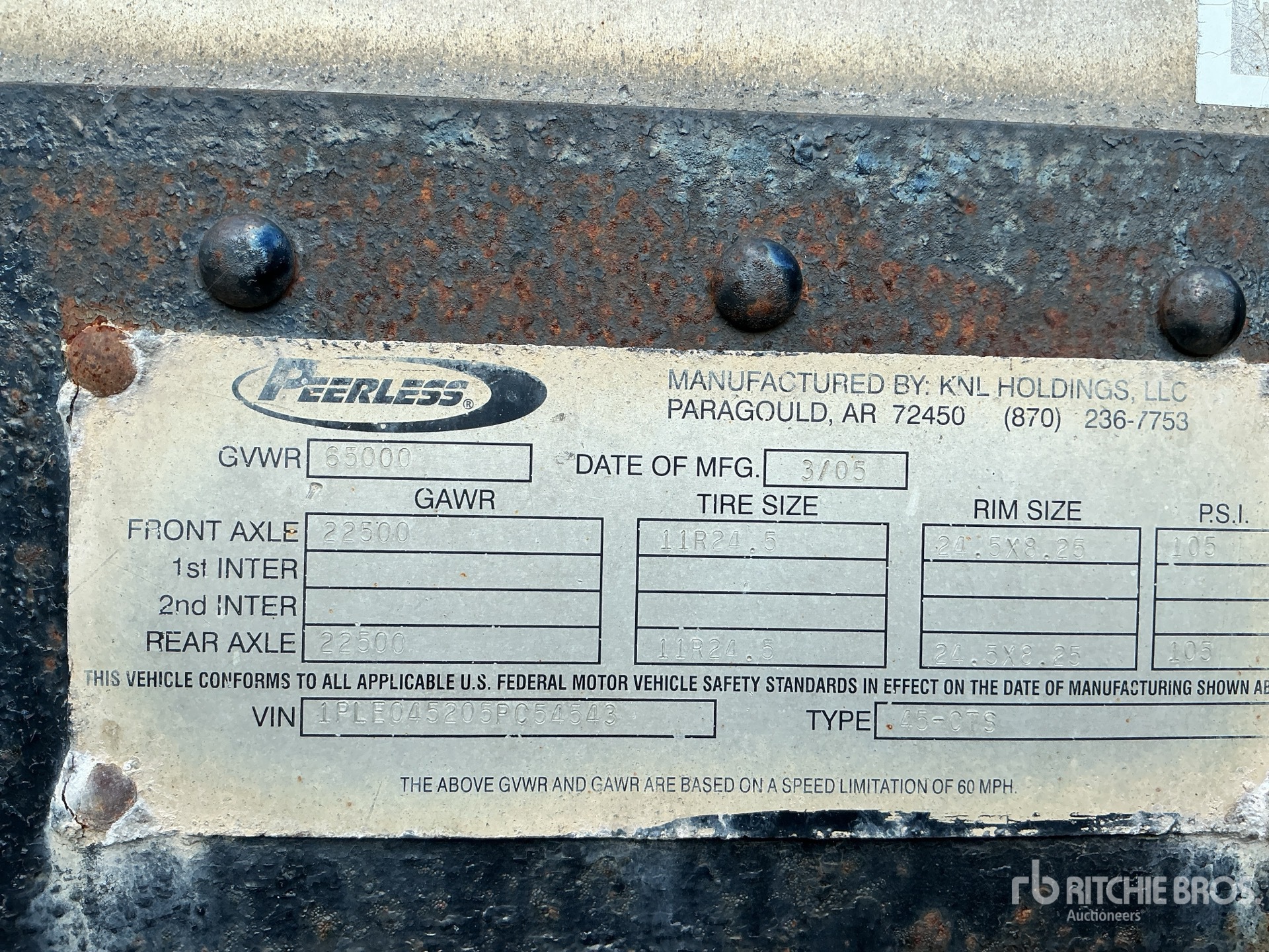 2005 Peerless CTS-45